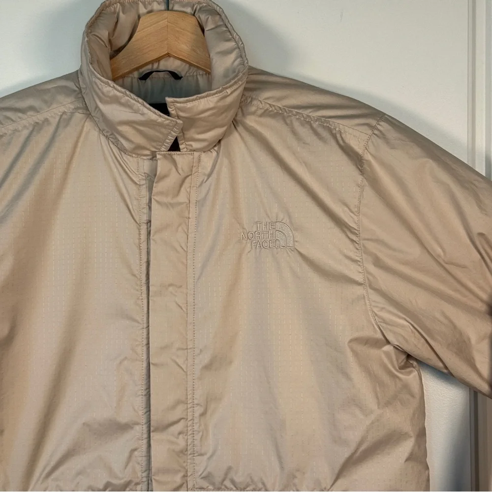 The North Face Men's Circular Design Beige Puffer Jacket